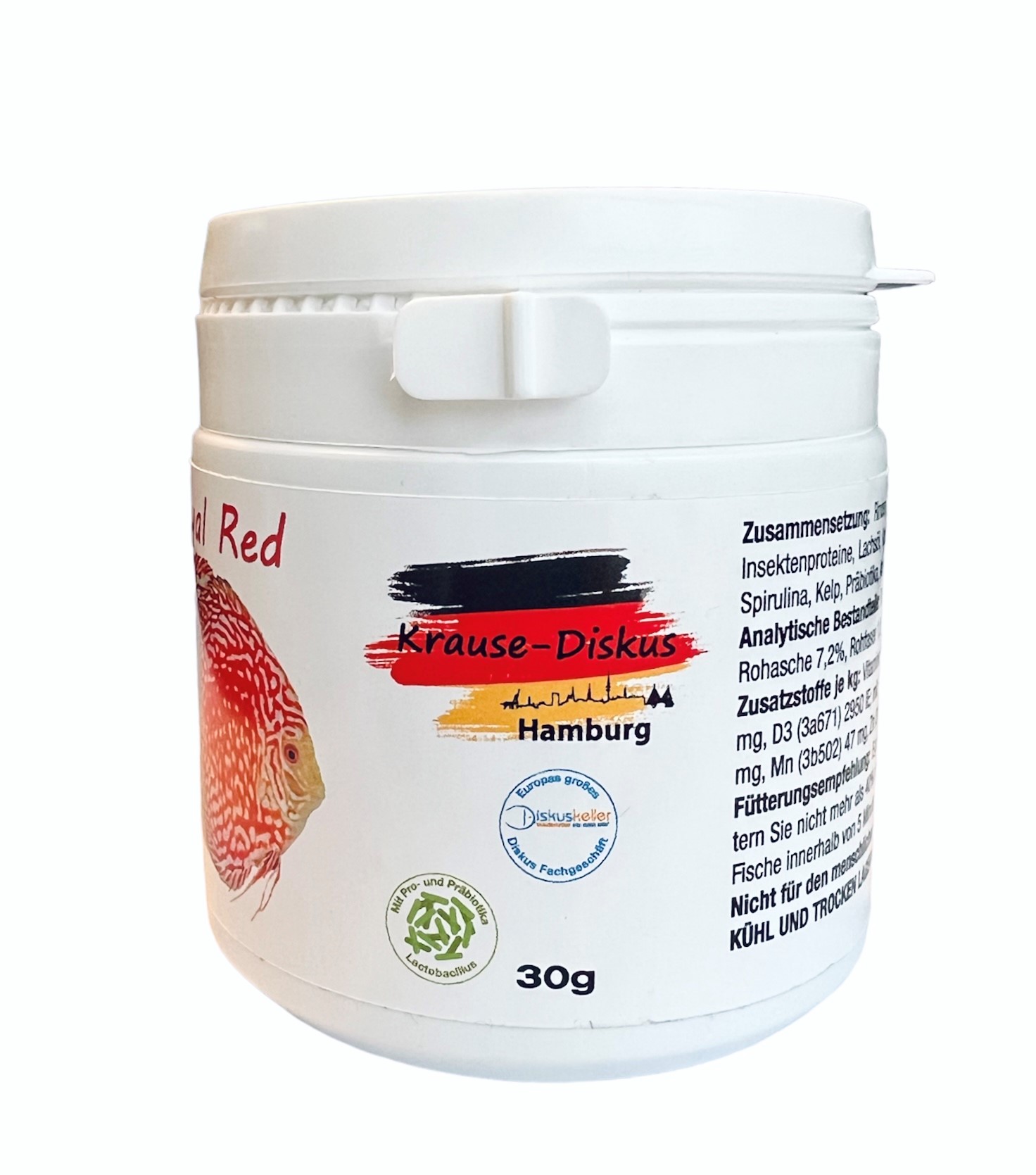 Krause Diskus Flachgranulat ,,Royal Red,,