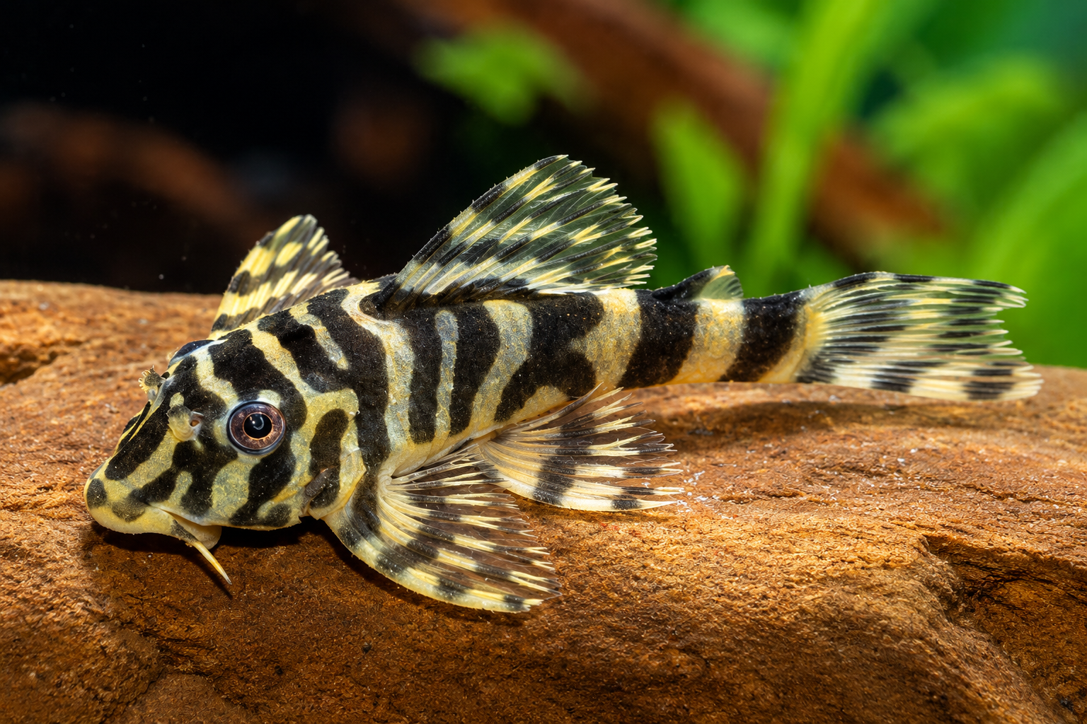 Gelber Zebrawels L 134 Peckoltia compta "Tapajos" 