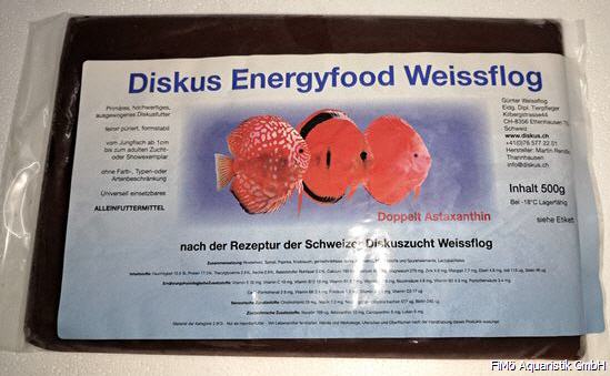 Rendle`s Diskus Energyfood Weissflog Color 500 g Flachtafel