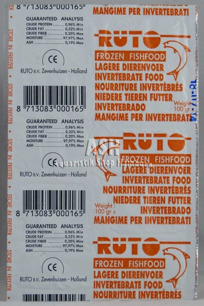 RUTO's Niedere Tiere Futter 100g Blister