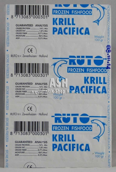 RUTO's Krill fein Pacifica 100g Blister