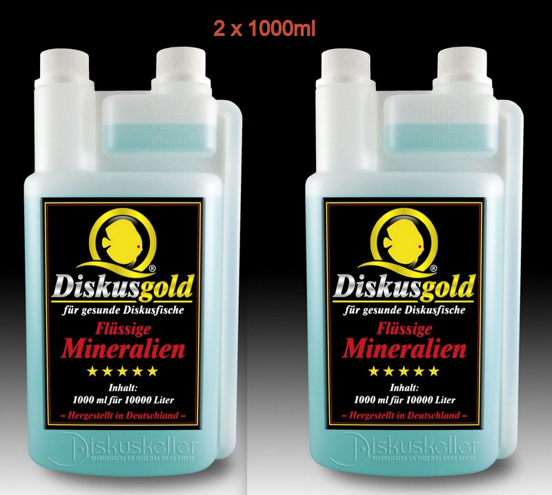 Diskusgold flüssige Mineralien 2 x 1000ml Sparpaket